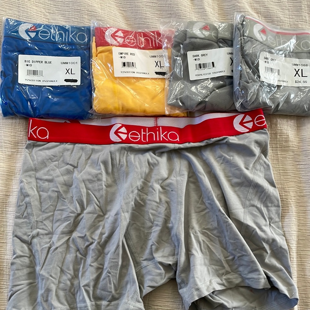 Ethika Boxer Briefs 5 Pairs XL